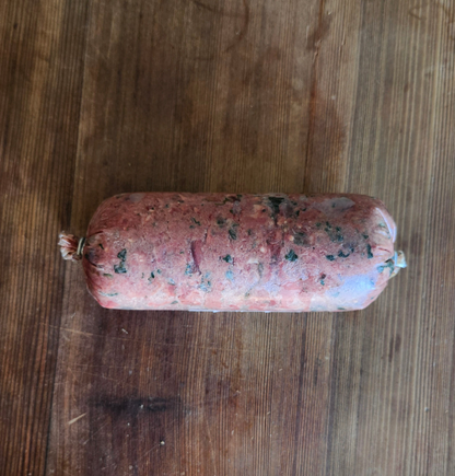 Dog Food- Raw Frozen, Grass Fed Beef w/ Canine Super Foods